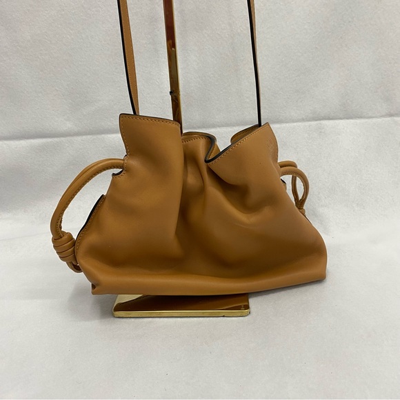 Loewe Handbags - Loewe Leather Flamenco Knot Handbag